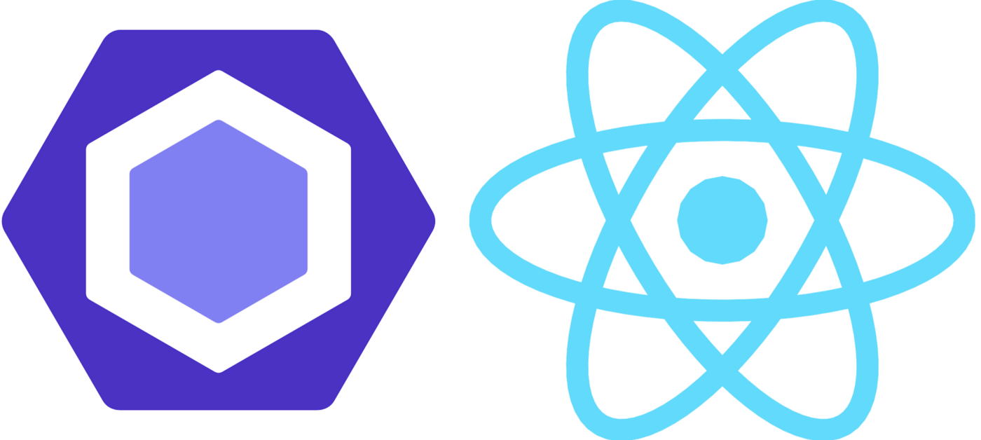 logos of ESLint and React